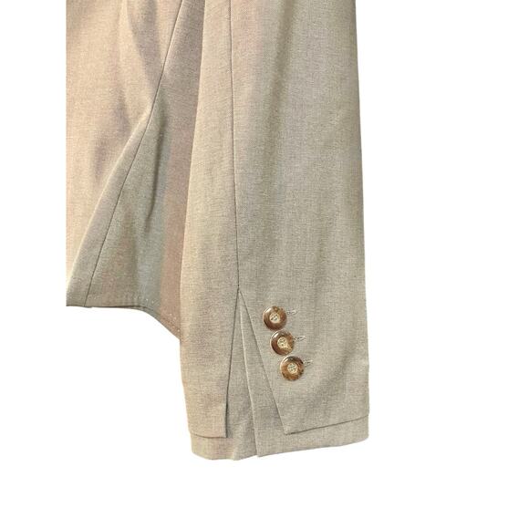 Antonio Melani Women's Tan 2-Button Front Long Sleeve Career Chic Blazer SZ 14 - Picture 5 of 8